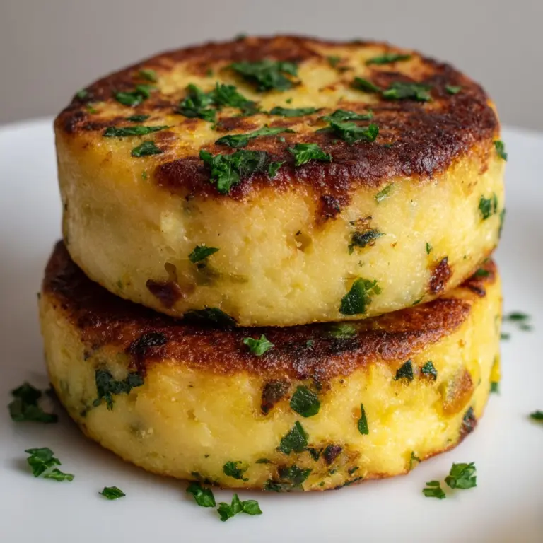Vegan Stuffed Potato Cakes Recipe