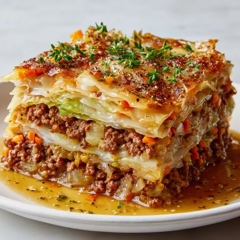 Cabbage and Ground Beef Recipe