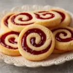 Raspberry Swirl Shortbread Cookies Recipe
