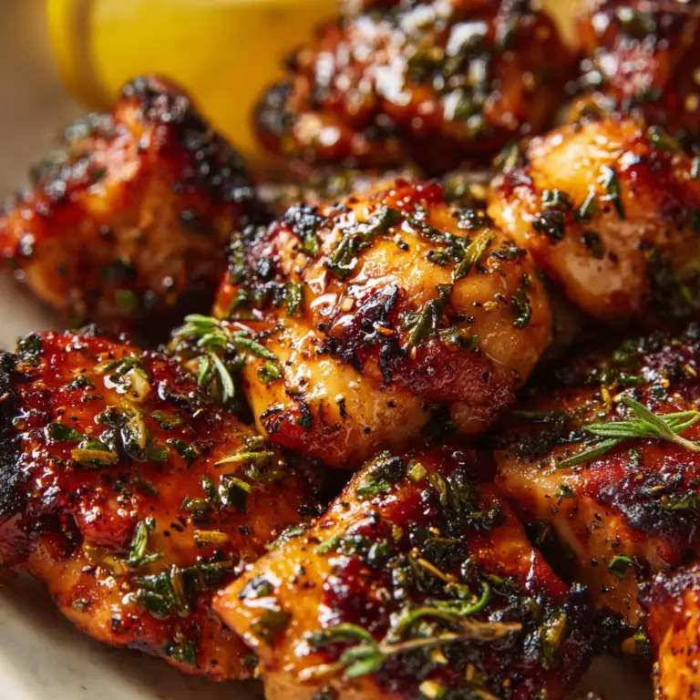 Lemon Garlic Chicken Bites Recipe