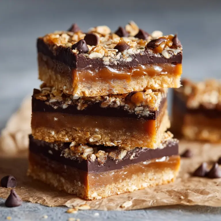 Oatmeal Fudge Bars Recipe