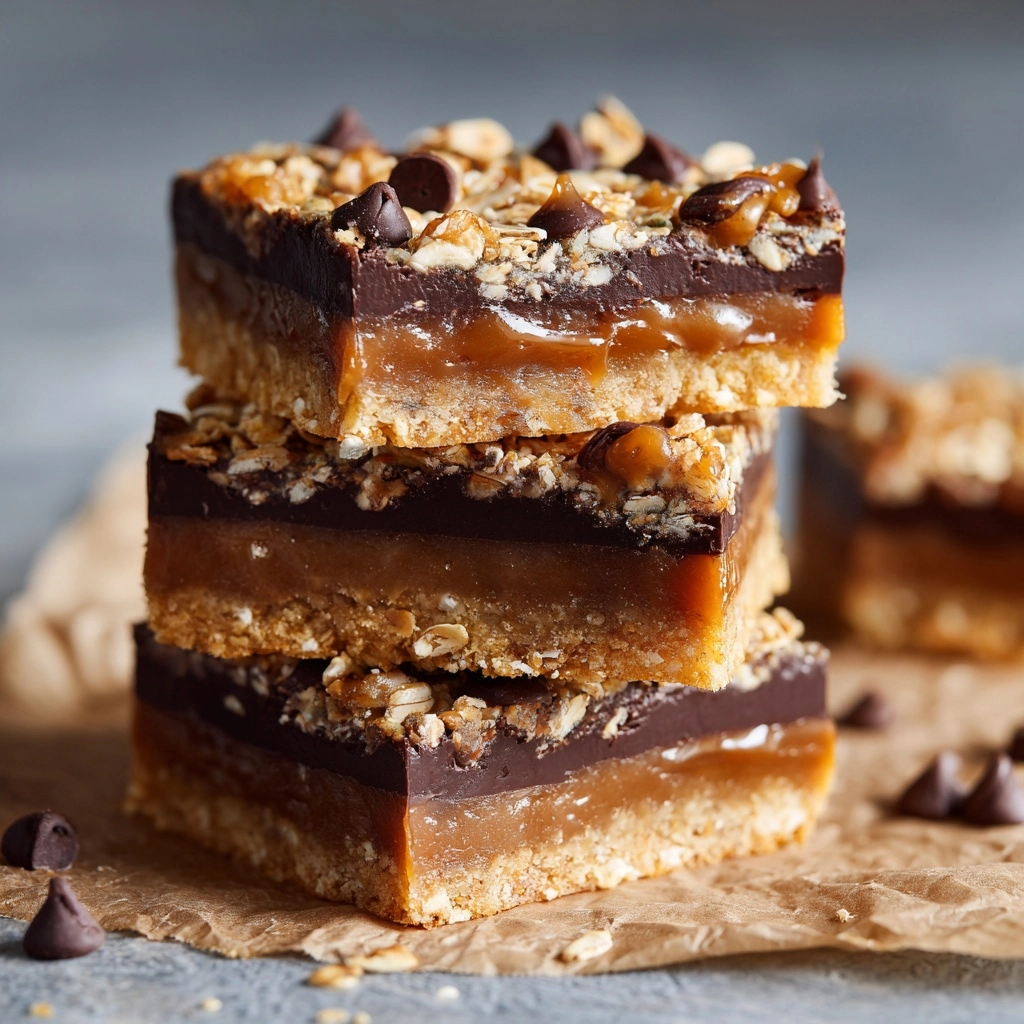 Oatmeal Fudge Bars Recipe
