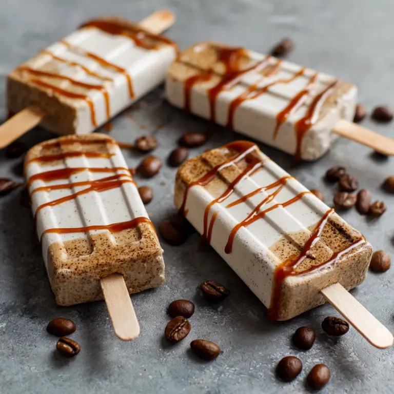 Creamy Vanilla Cold Brew Coffee Popsicles Recipe