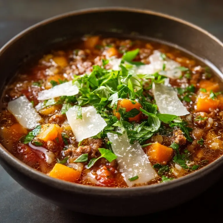 Italian Ground Turkey Soup Recipe