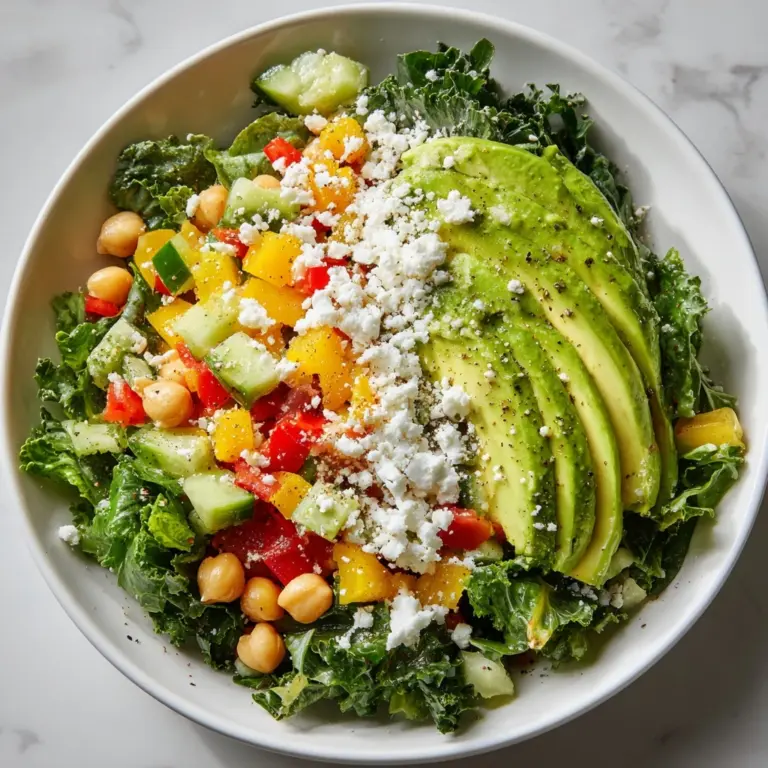 Chopped Salad with Chickpeas, Feta, and Avocado Recipe