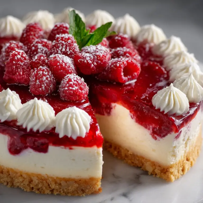 Raspberry Cream Pie Recipe