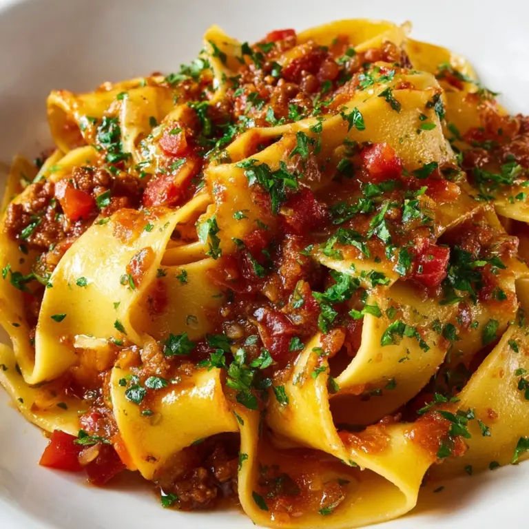 Italian Drunken Noodles Recipe