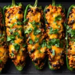 Baked Stuffed Poblano Peppers Recipe