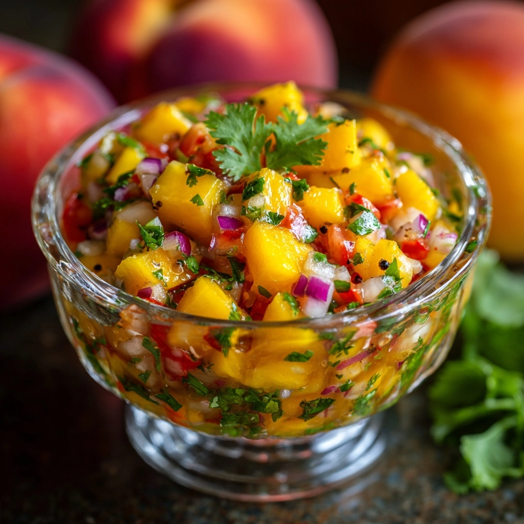 Fresh Peach Salsa Recipe