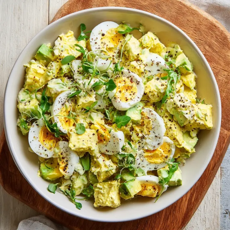 Keto Avocado Egg Salad Recipe