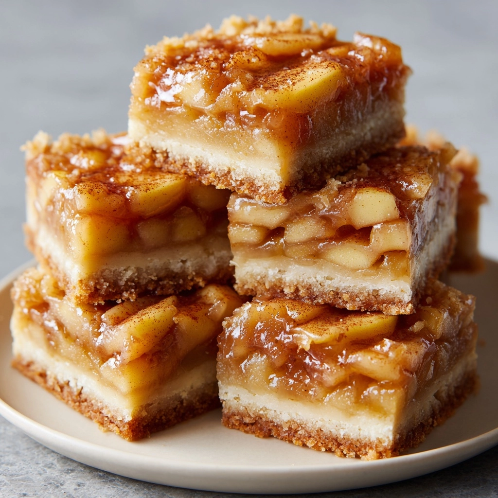 Brown Butter Apple Blondies with Cinnamon Maple Glaze Recipe