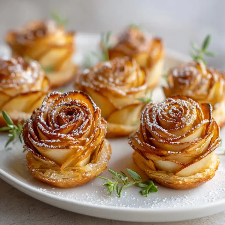 Puff Pastry Apple Roses Recipe