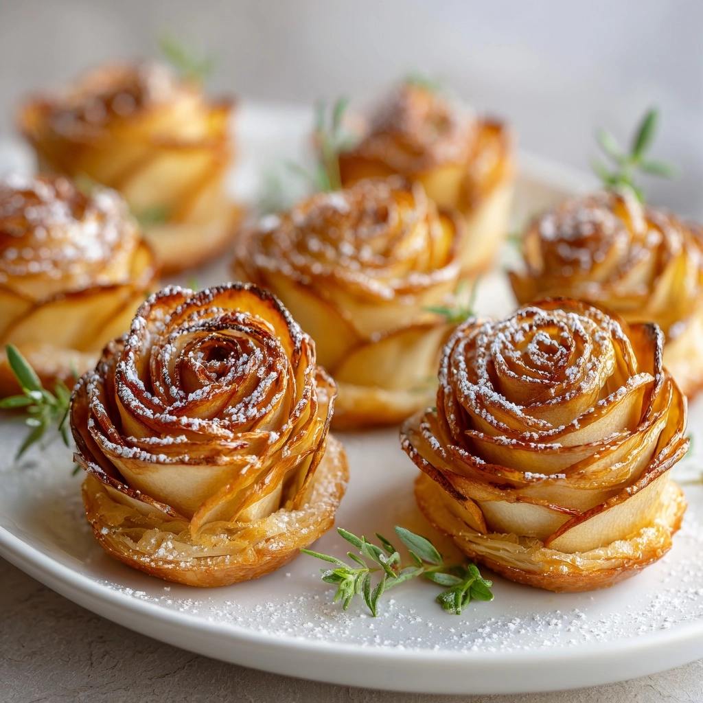 Puff Pastry Apple Roses Recipe - Recipe Image