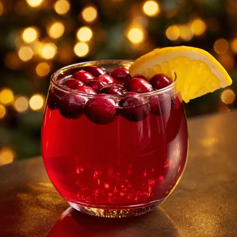 Sparkling Cranberry Punch Recipe
