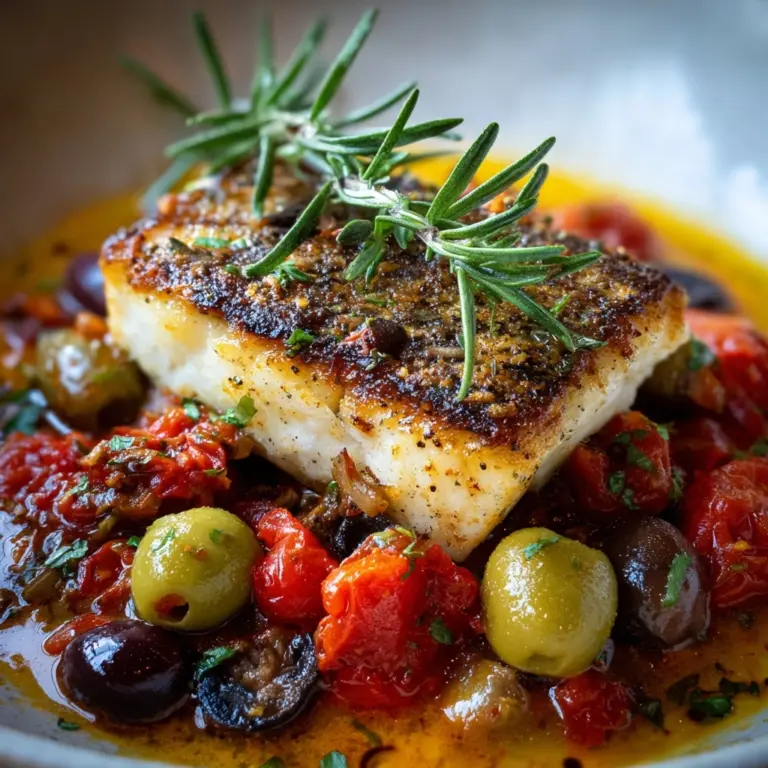Mediterranean Baked Fish Delight Recipe