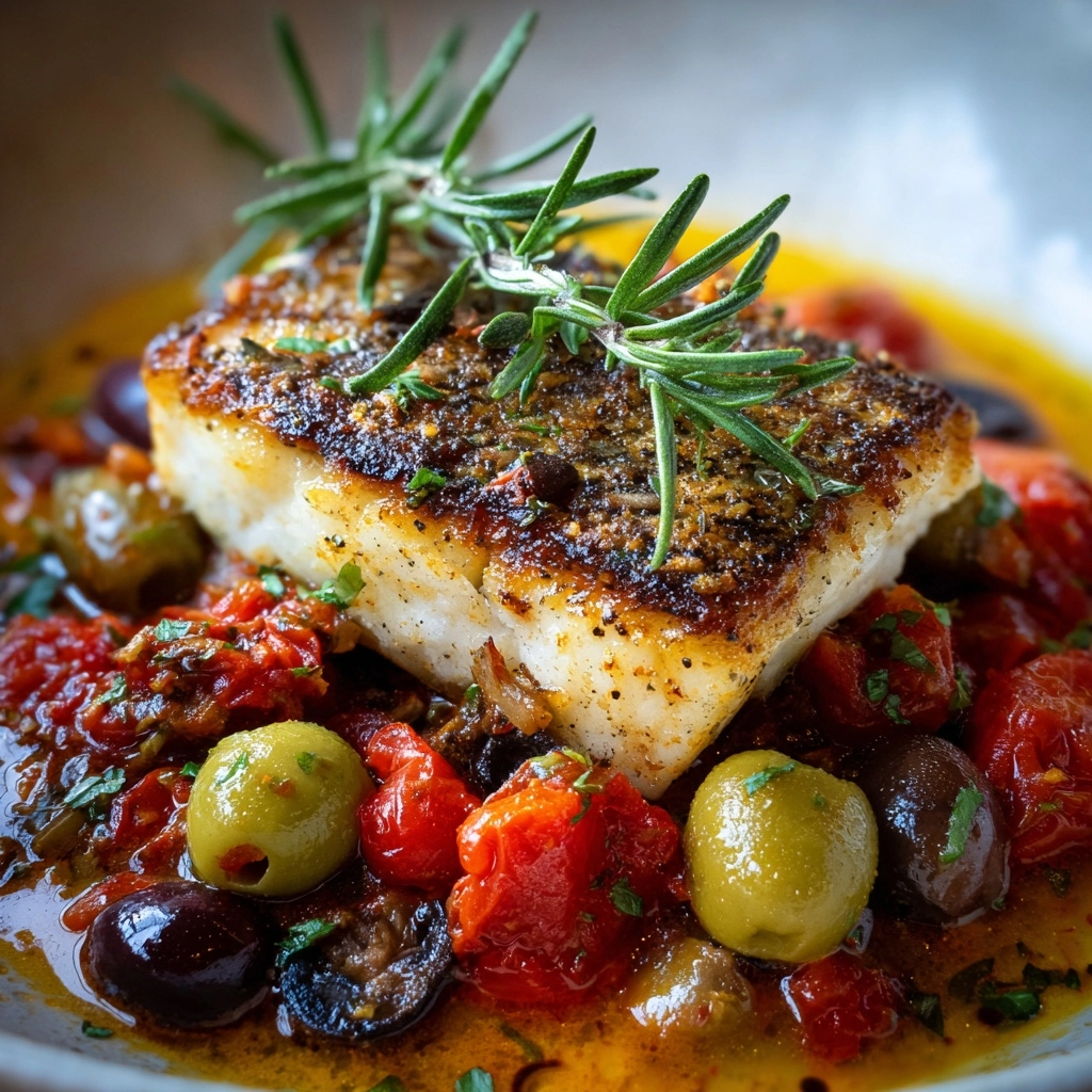 Mediterranean Baked Fish Delight Recipe - Recipe Image