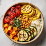 Roasted Vegetable and Brown Rice Bowl Recipe