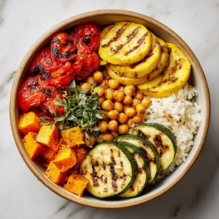 Roasted Vegetable and Brown Rice Bowl Recipe