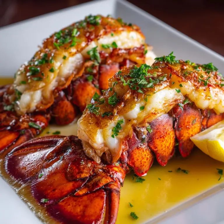 Butter Poached Lobster Tails Recipe