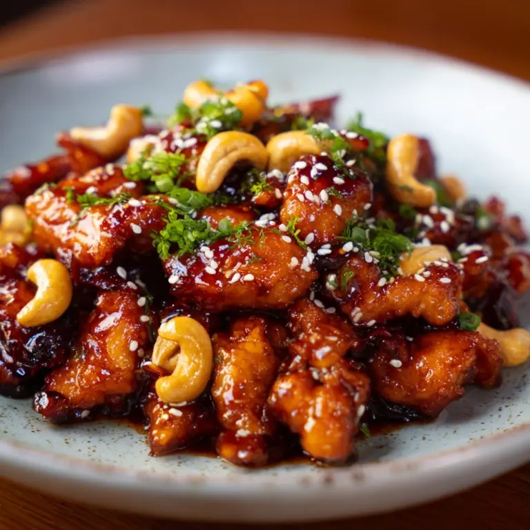 Keto Cashew Chicken Recipe