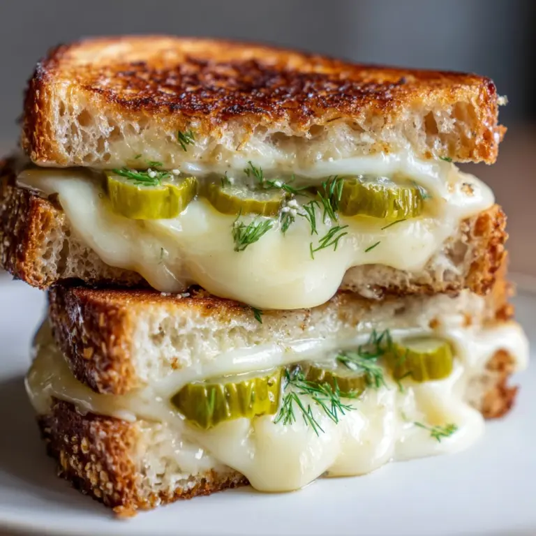 Dill Pickle Grilled Cheese Recipe