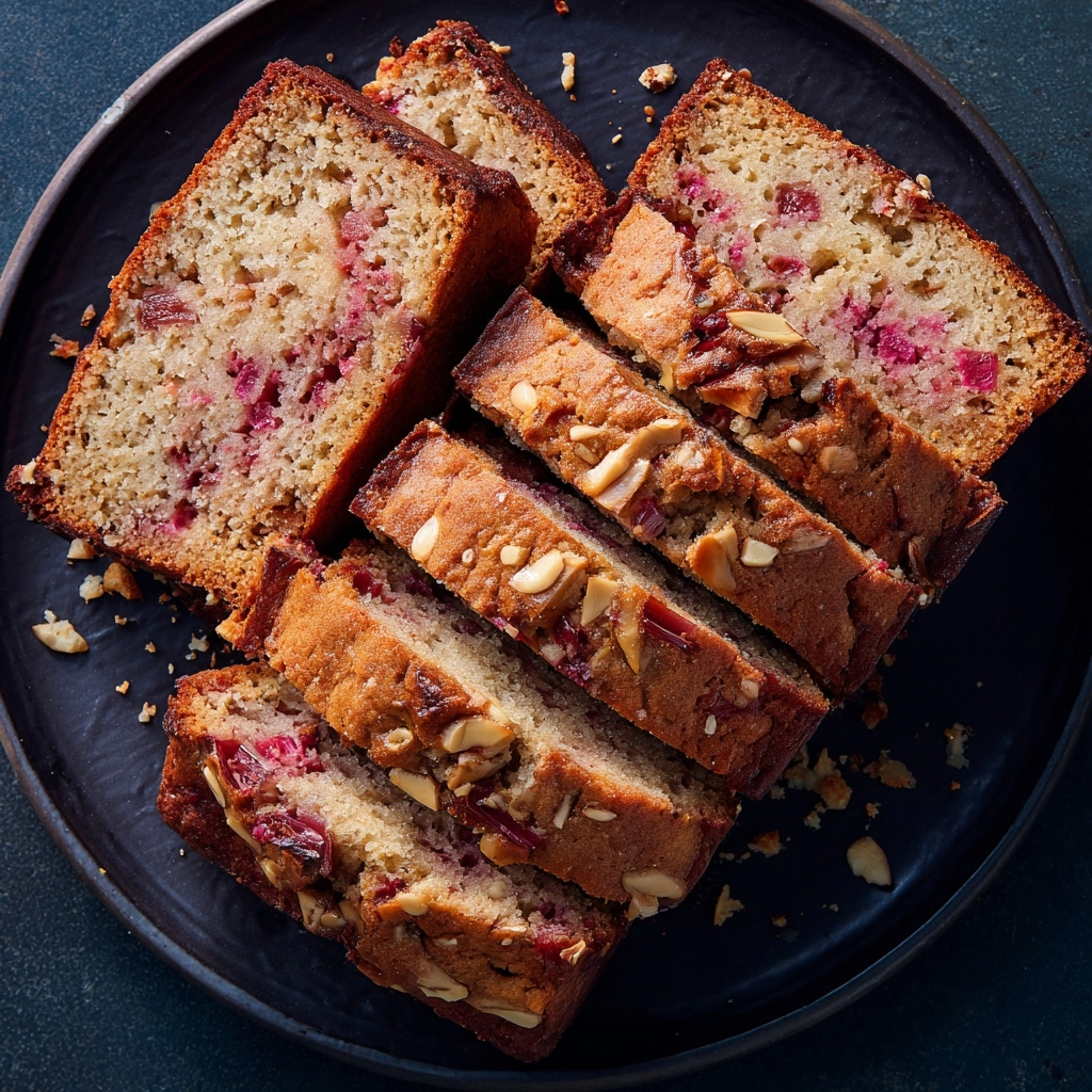 Healthy Rhubarb Bread Recipe