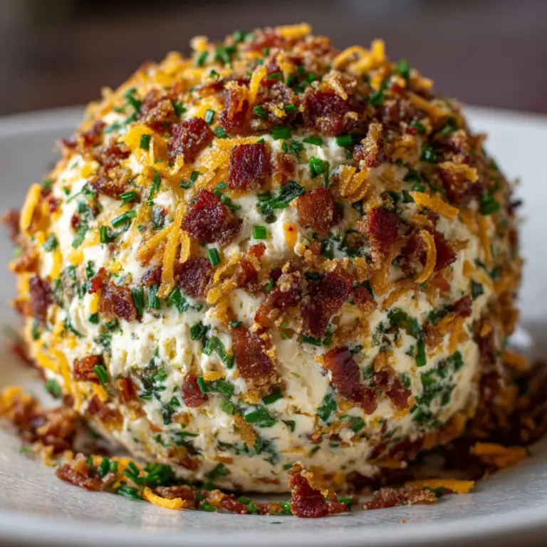 Jalapeño Popper Cheese Ball Recipe