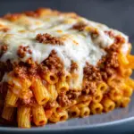 Cheesy Baked Beef Pasta Recipe