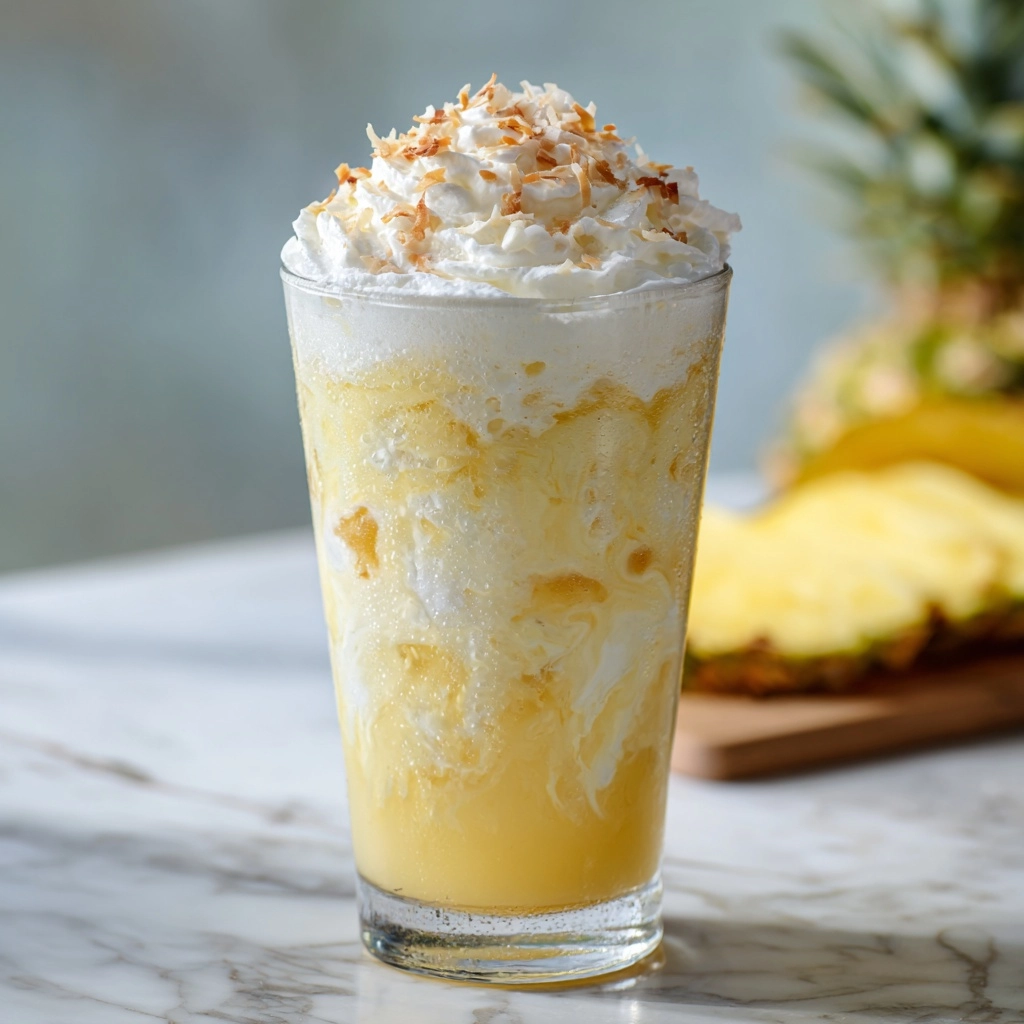 Refreshing Homemade Pineapple Italian Soda Recipe - Recipe Image