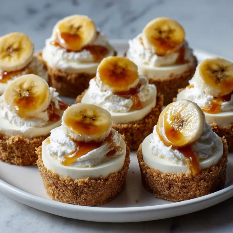 No-Bake Mini Banana Cream Pies Recipe