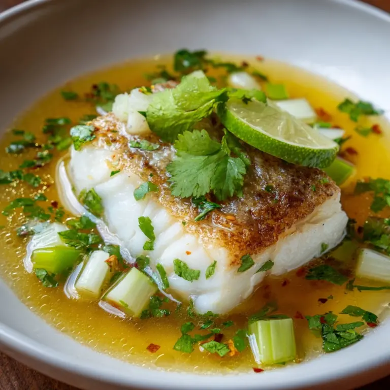 Coconut Lime Fish Soup Recipe