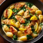 Lemon Chicken Gnocchi Dish Recipe