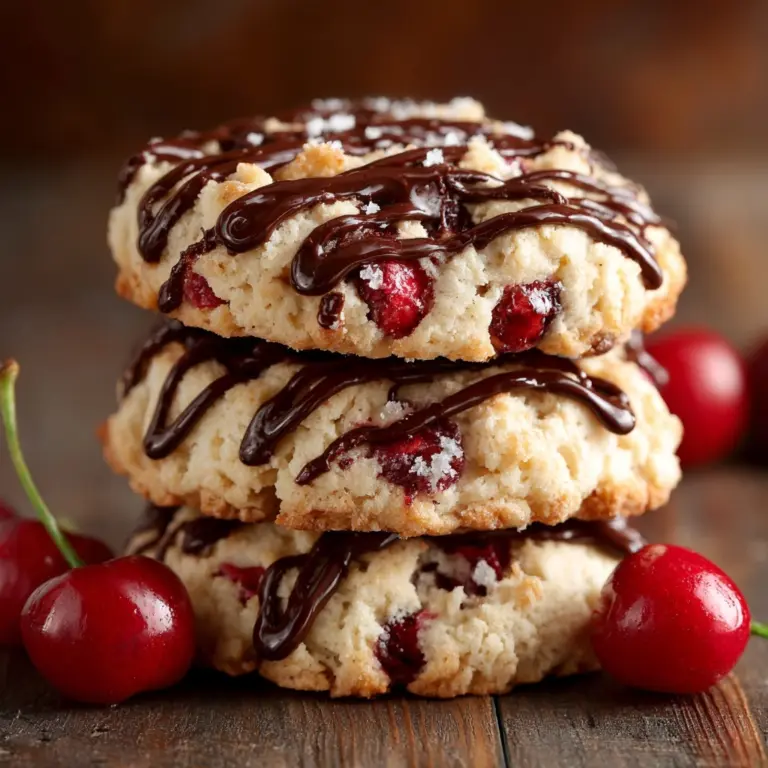 White Chocolate Cherry Shortbread Cookies Recipe