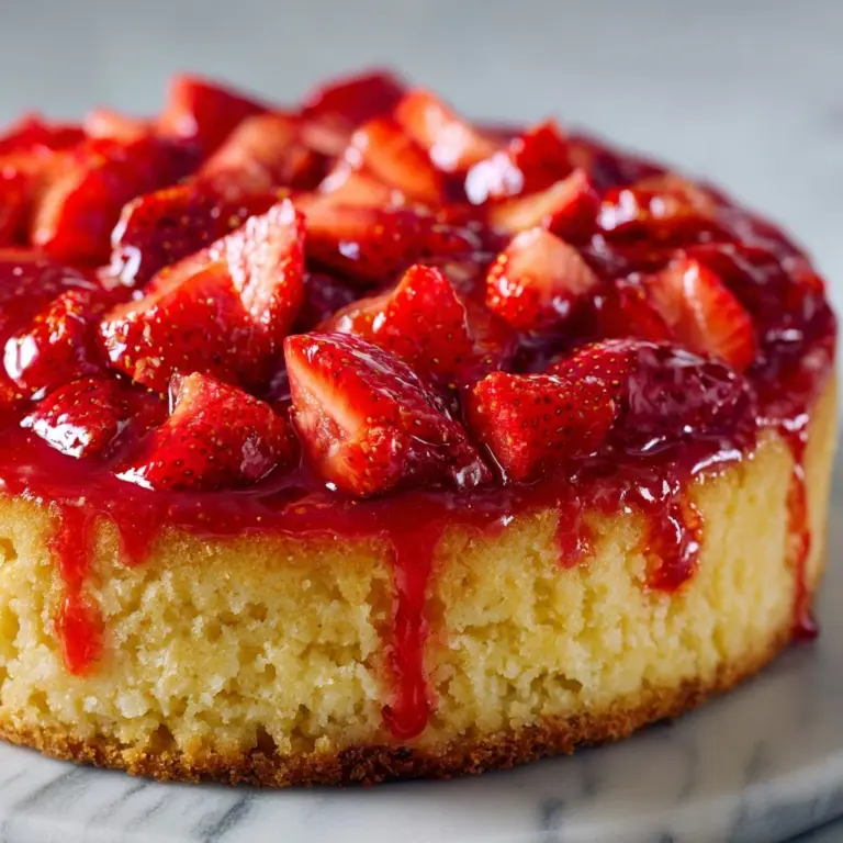 Strawberry Upside-Down Cake Recipe