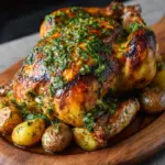 Red Chimichurri Whole Roasted Chicken Recipe