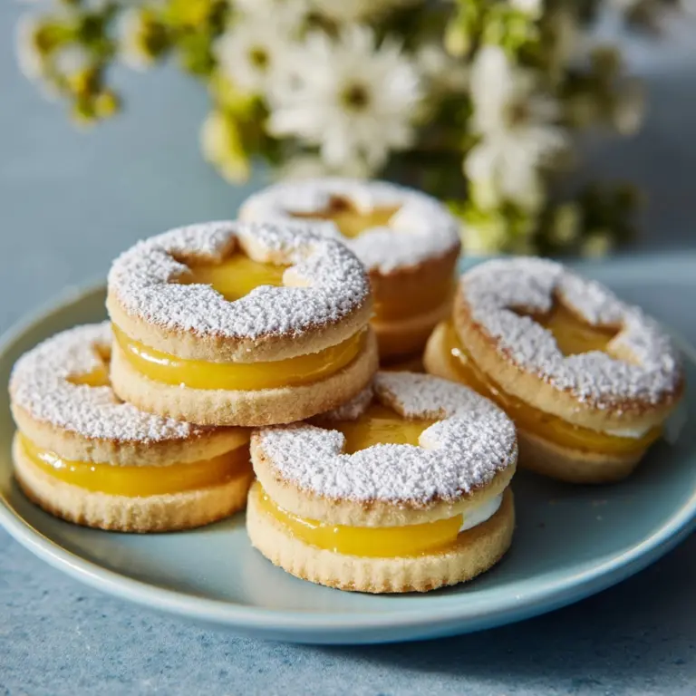 Coconut Lemon Curd Cookies Recipe