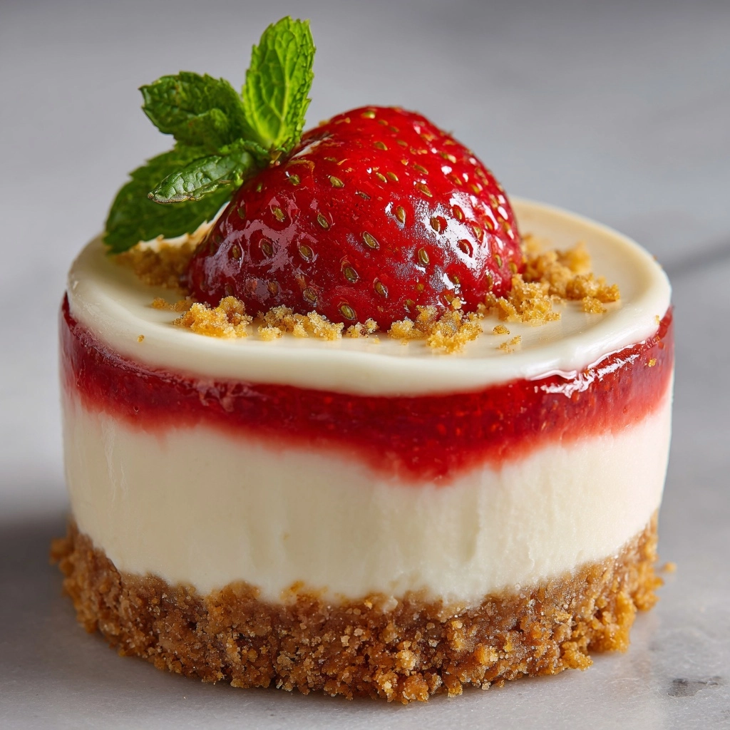 Mini Cheesecake-Stuffed Strawberries Recipe - Recipe Image