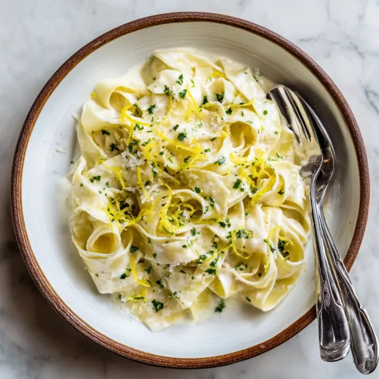 Pappardelle al Limone (Creamy Lemon Pasta) Recipe
