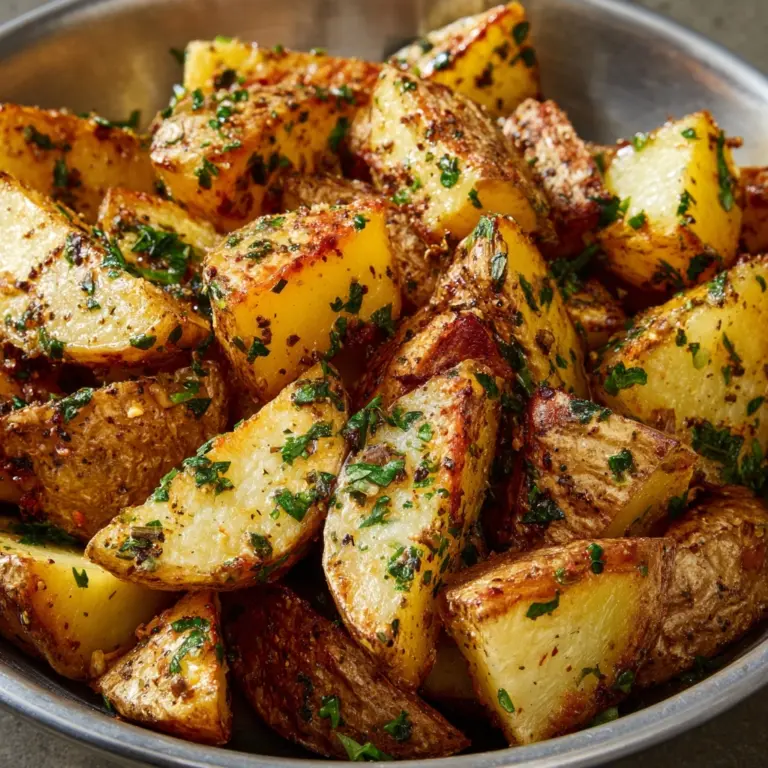 Garlic and Herb Roasted Potatoes Recipe