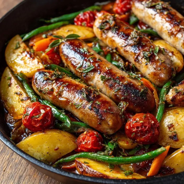 One-Pan Sausage and Vegetables Recipe