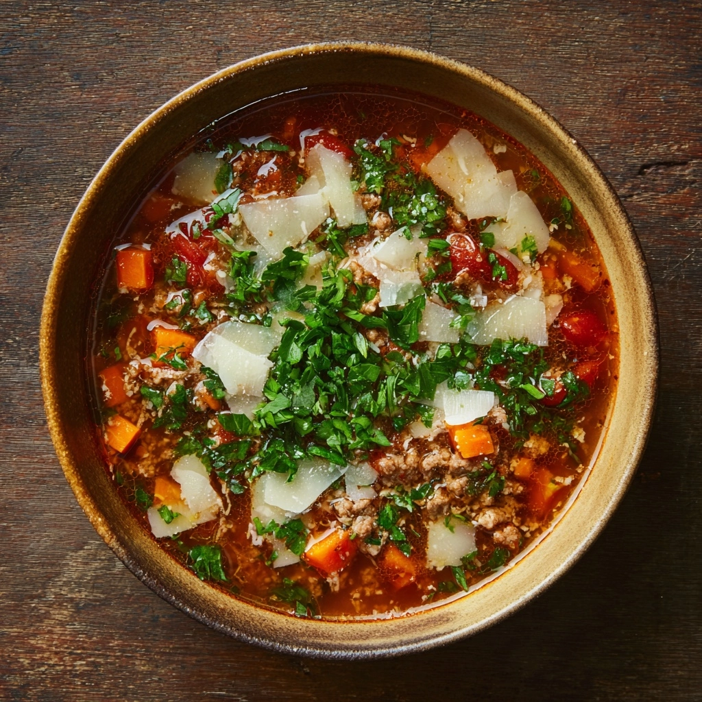Italian Ground Turkey Soup Recipe - Recipe Image