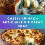 Spinach Artichoke Dip Bread Boat Recipe