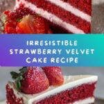 Strawberry Velvet Cake Recipe