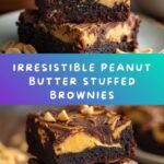 Peanut Butter Stuffed Brownies Recipe