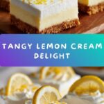 Zesty Lemon Cream Squares Recipe