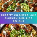 Creamy Cilantro Lime Chicken and Rice Recipe