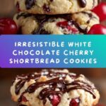 White Chocolate Cherry Shortbread Cookies Recipe