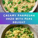 Creamy Parmesan Orzo with Peas Recipe