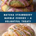 Marble Matcha Strawberry Cookies Recipe
