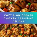 Slow Cooker Crockpot Chicken and Stuffing Recipe